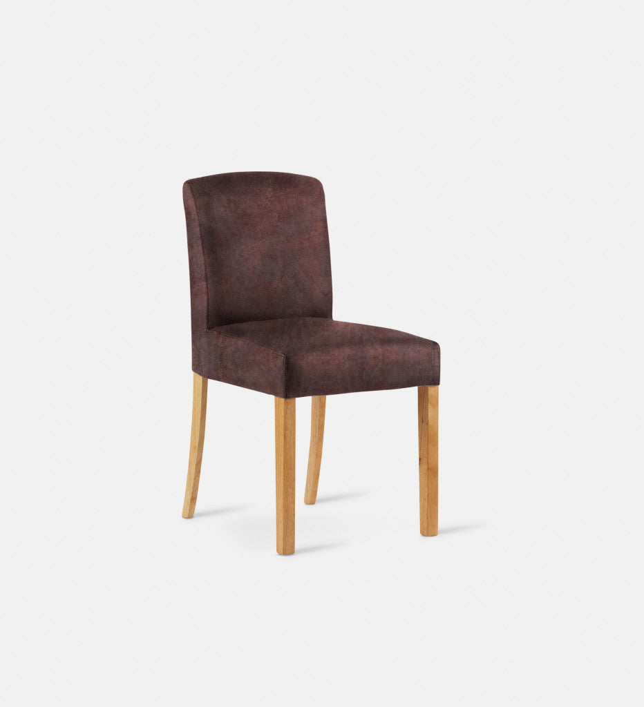Samuel Leather Dining Chair Natural Leg (73002)