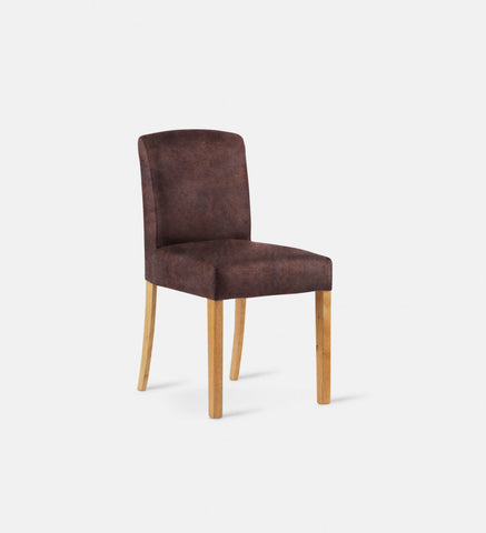 Samuel Leather Dining Chair Natural Leg (73002)