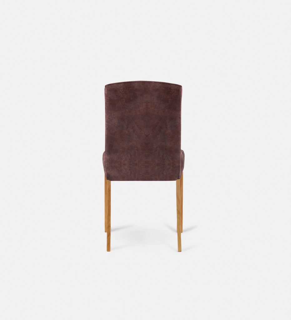 Samuel Leather Dining Chair Natural Leg (73004)