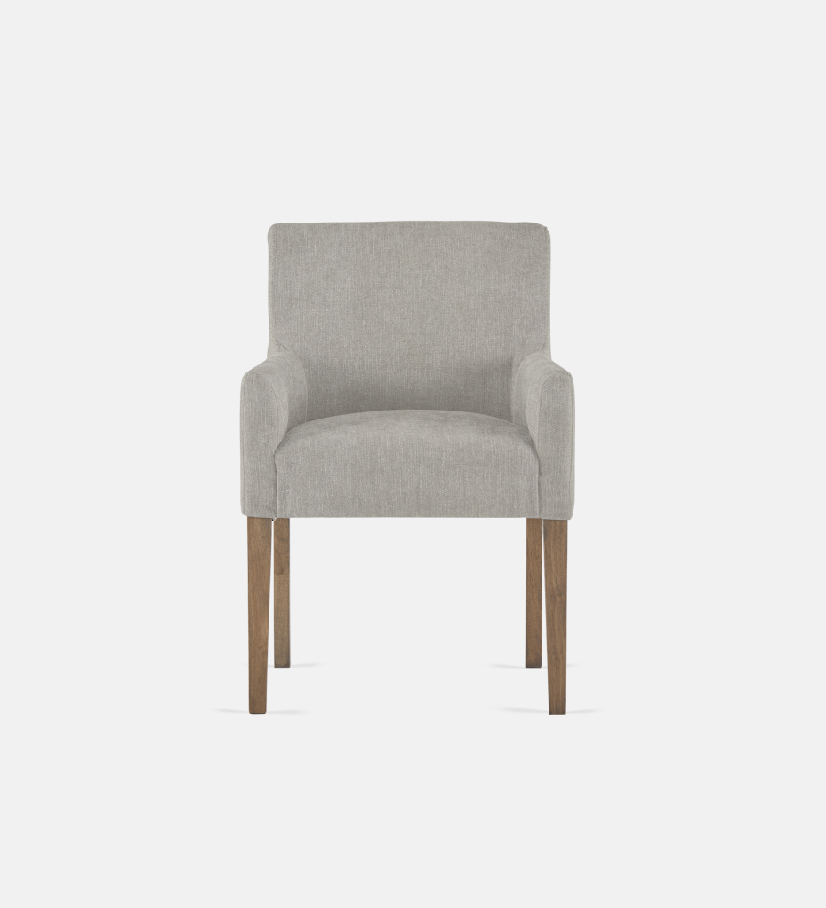 Bennet Fully Up Carver Chair Light Grey Leg (32361)
