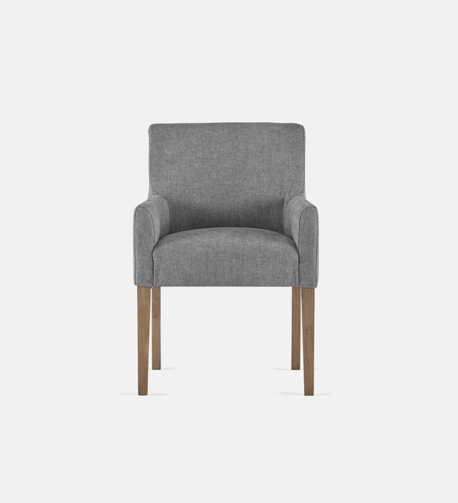 Bennet Fully Up Carver Chair Light Grey Leg (32365)