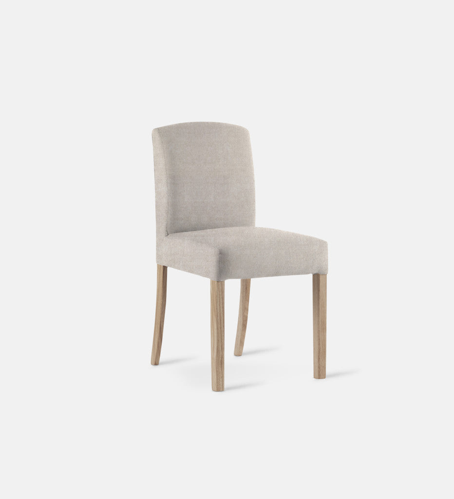Samuel Fully Up Dining Chair Light Grey Leg (75418)