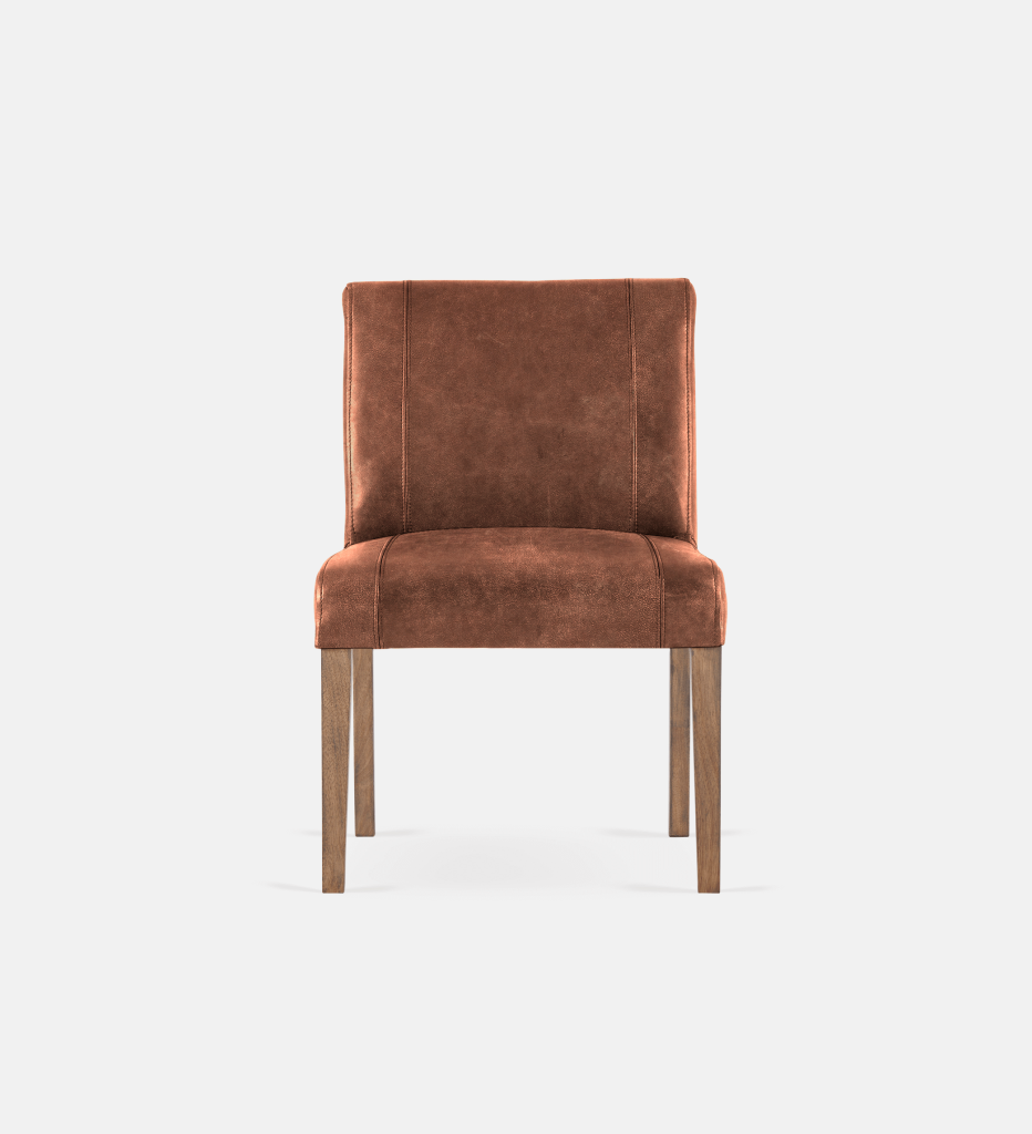 Bennet Leather Dining Light Grey Leg (35553)