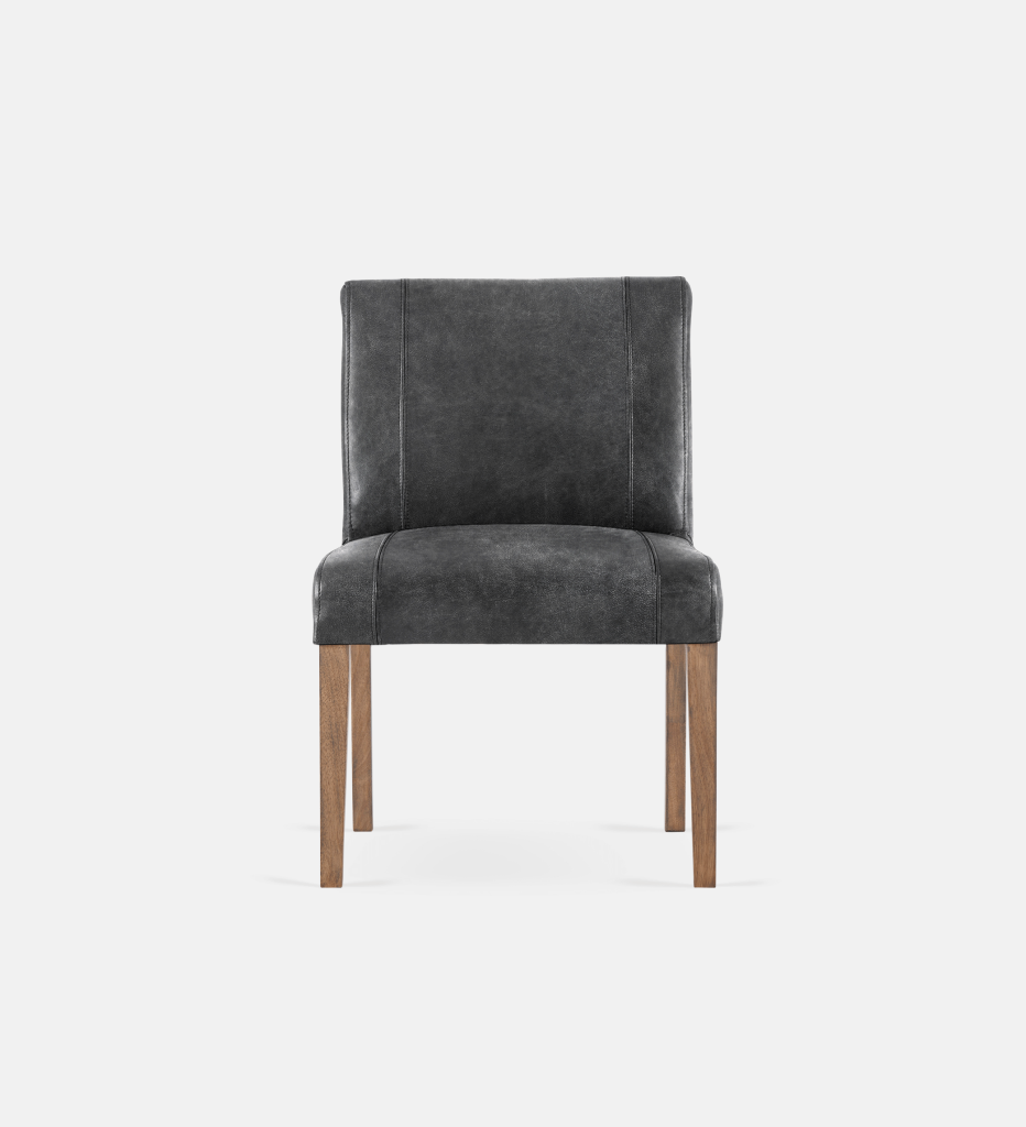 Bennet Leather Dining Light Grey Leg (35557)