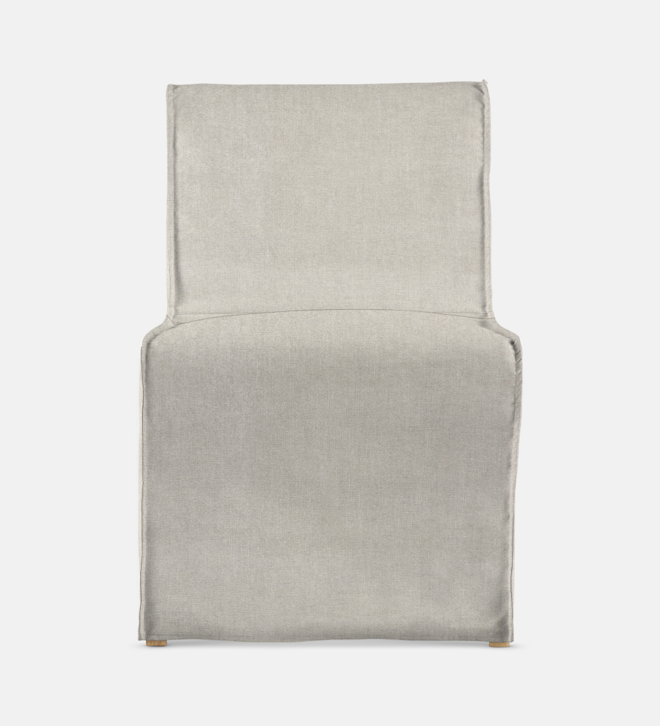 Sicily Slipcover Dining Chair Natural Leg (64686)