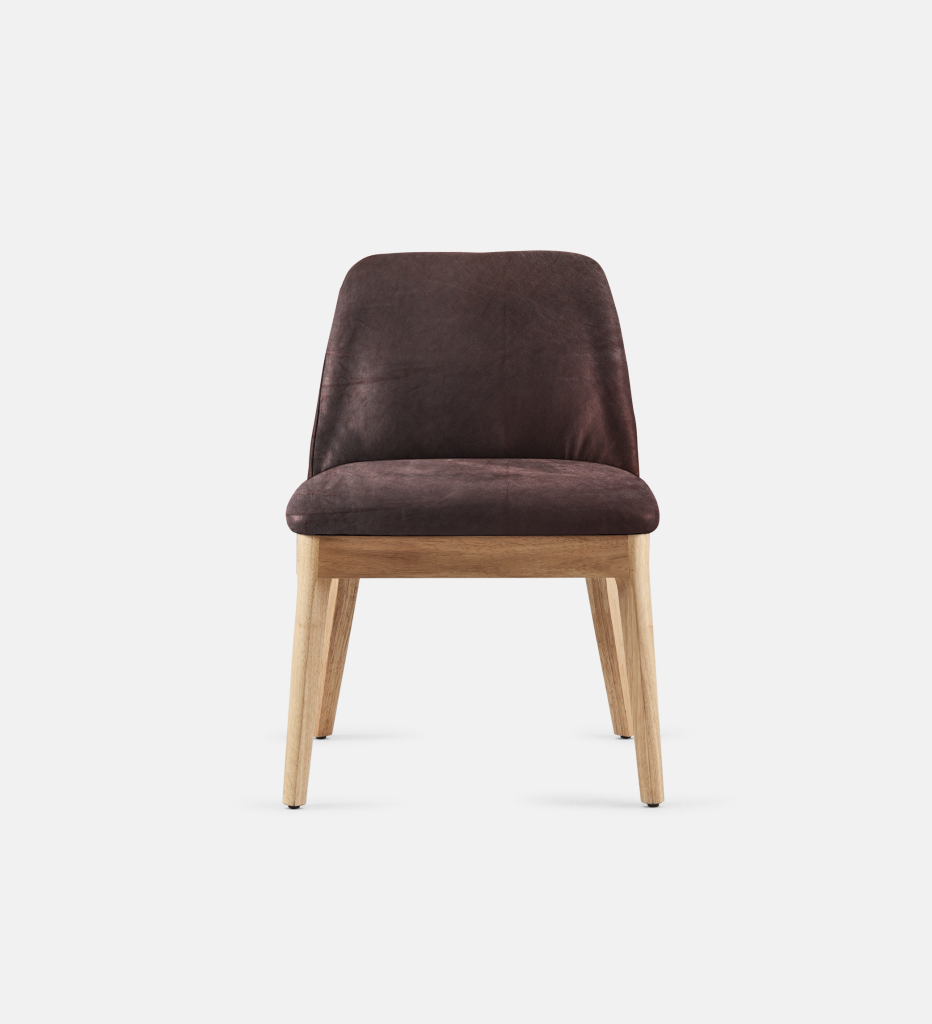 Kelly Leather Dining Natural Leg (64573)