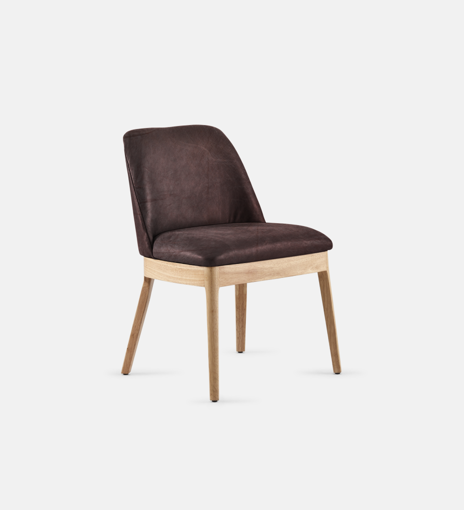 Kelly Leather Dining Natural Leg (64574)