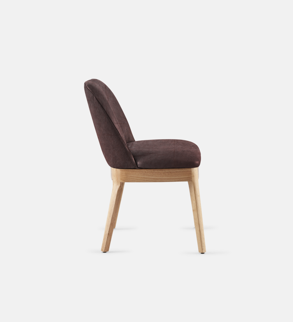 Kelly Leather Dining Natural Leg (64575)
