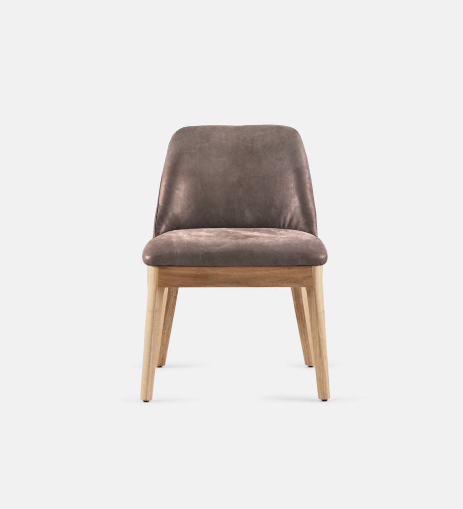 Kelly Leather Dining Natural Leg (64577)