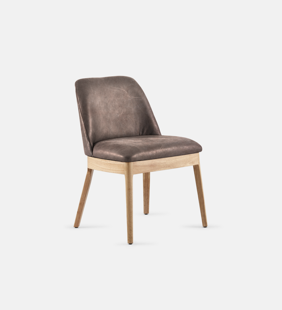 Kelly Leather Dining Natural Leg (64578)