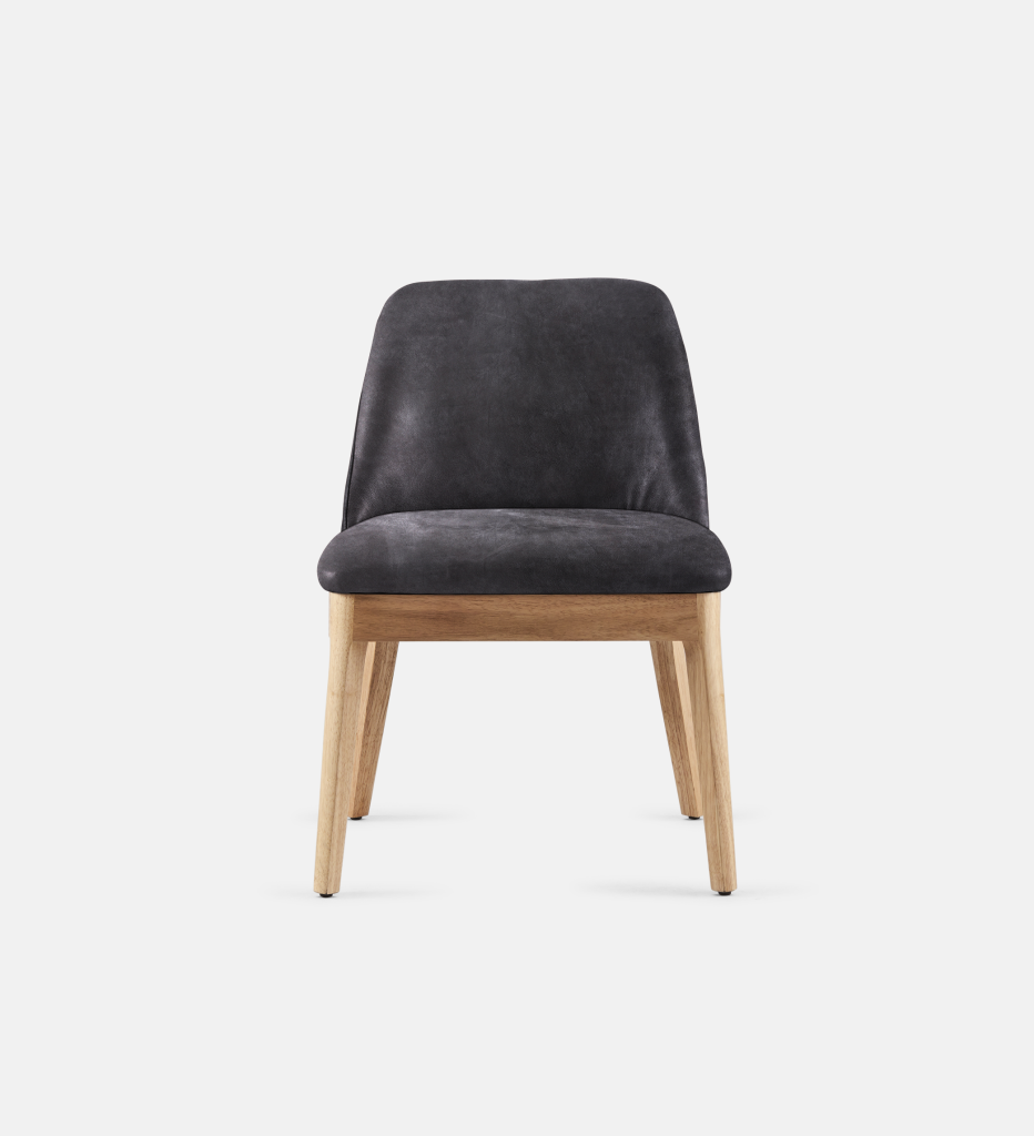 Kelly Leather Dining Natural Leg (64267)