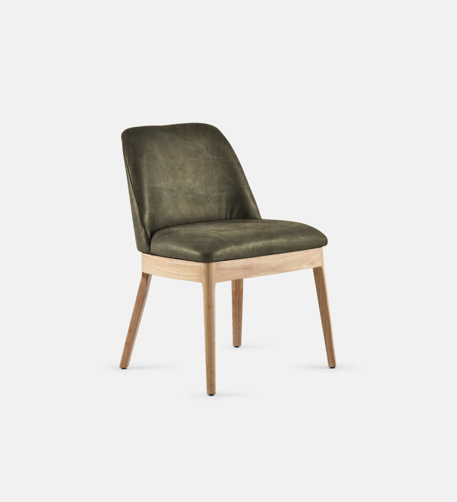 Kelly Leather Dining Natural Leg (64167)