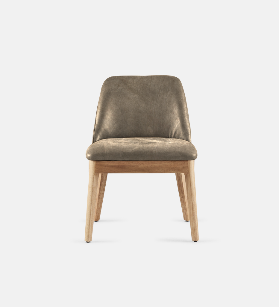 Kelly Leather Dining Natural Leg (64174)