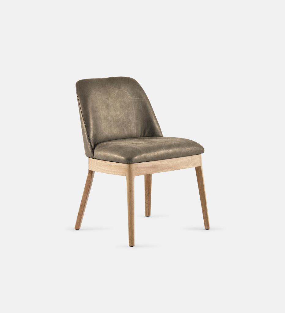 Kelly Leather Dining Natural Leg (64175)