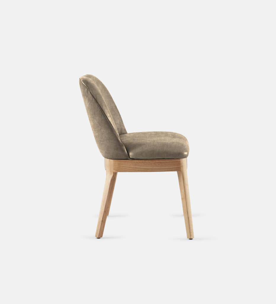 Kelly Leather Dining Natural Leg (64176)