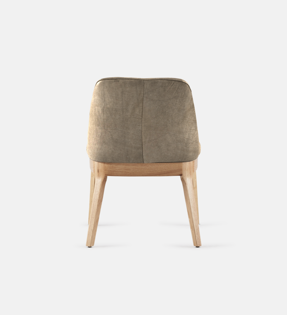 Kelly Leather Dining Natural Leg (64177)