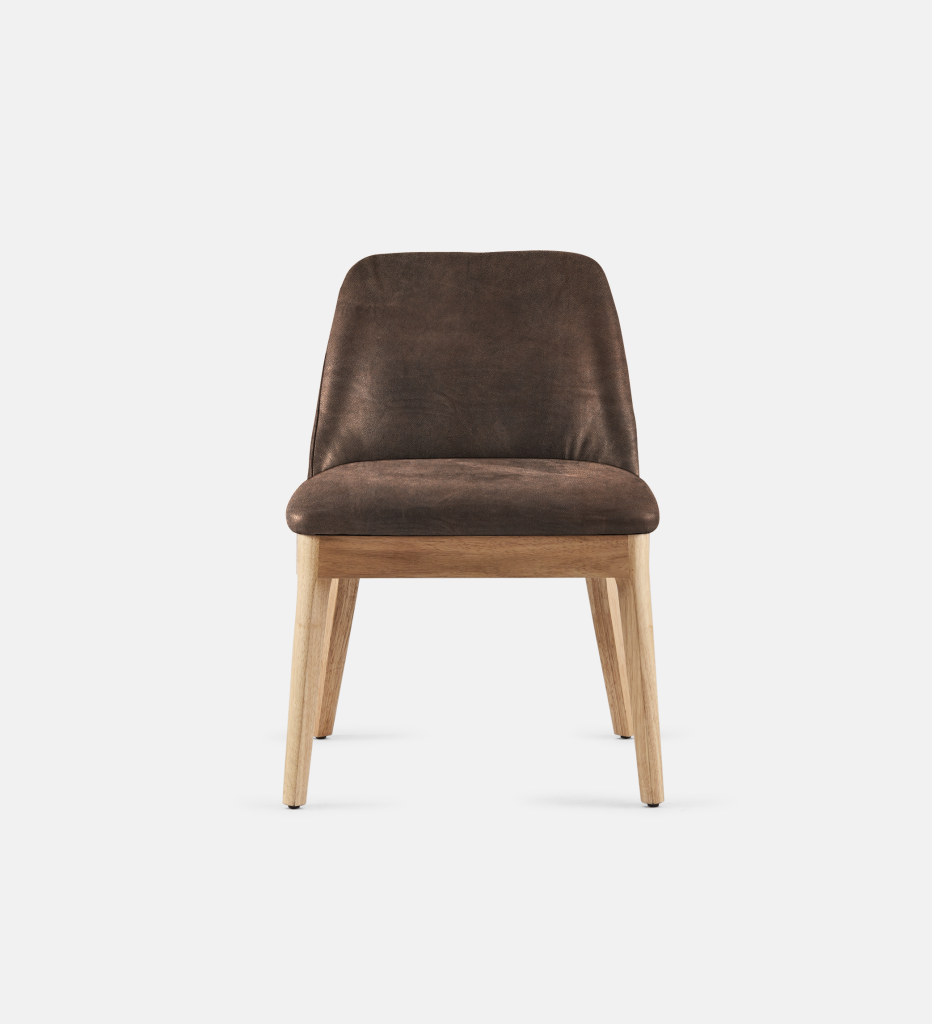 Kelly Leather Dining Natural Leg (64178)