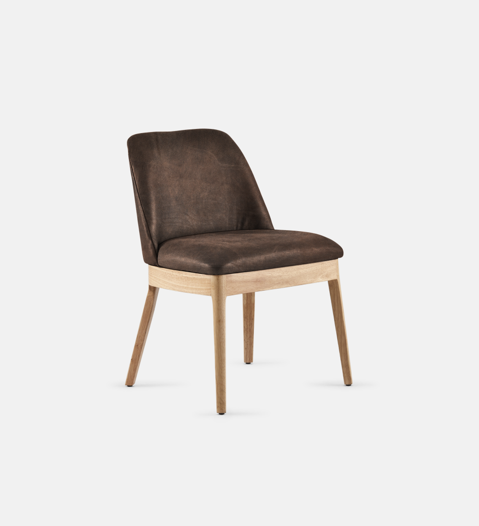 Kelly Leather Dining Natural Leg (64179)