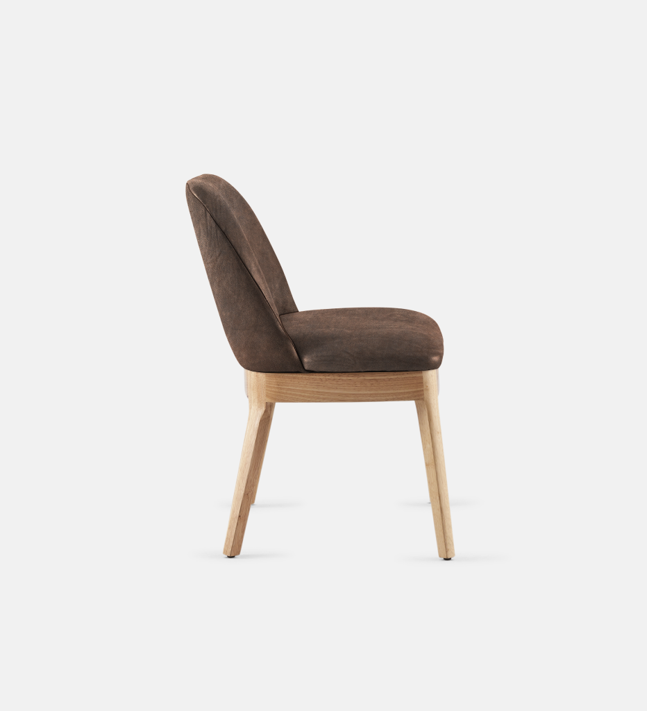 Kelly Leather Dining Natural Leg (64180)