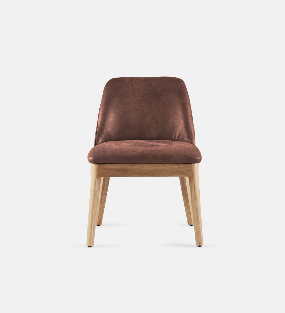 Kelly Leather Dining Natural Leg (64124)