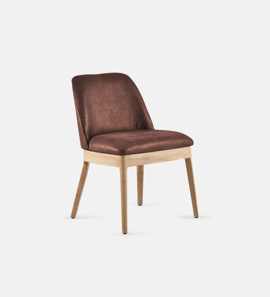 Kelly Leather Dining Natural Leg (64125)