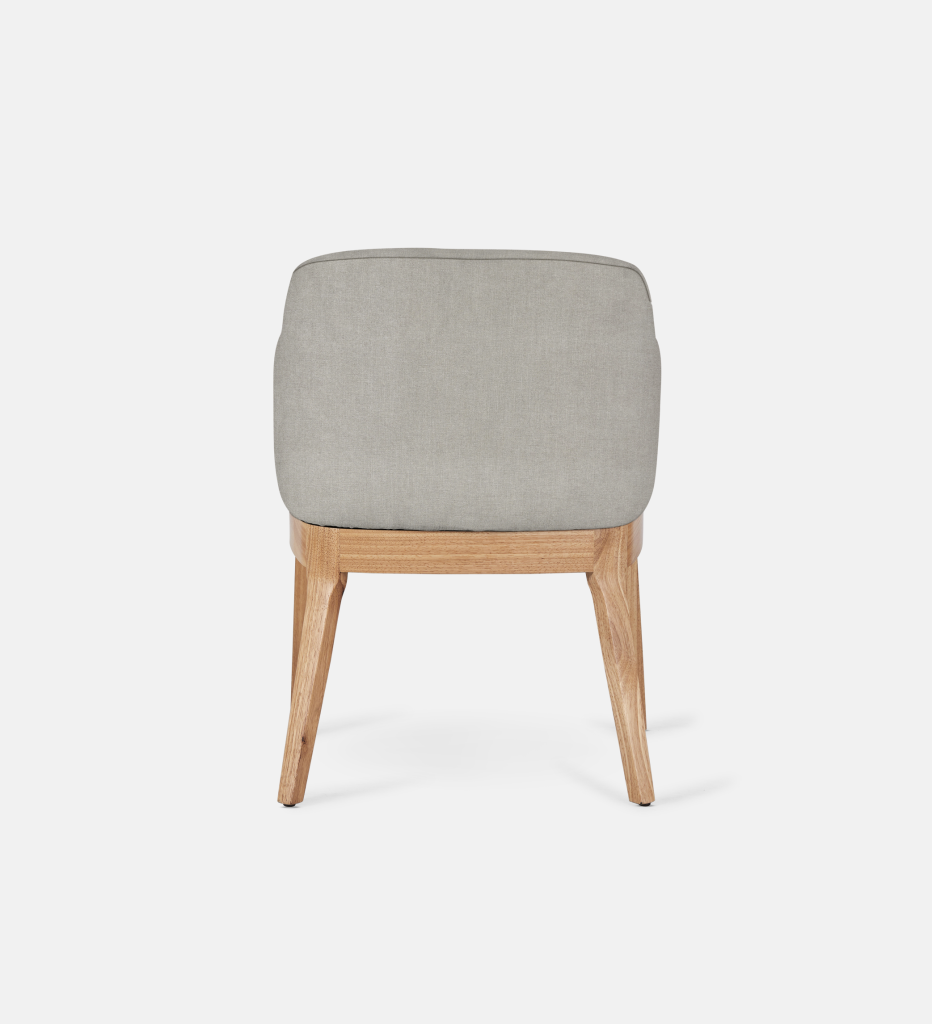 Kelly Fully Upholstered Carver Natural Leg (64621)