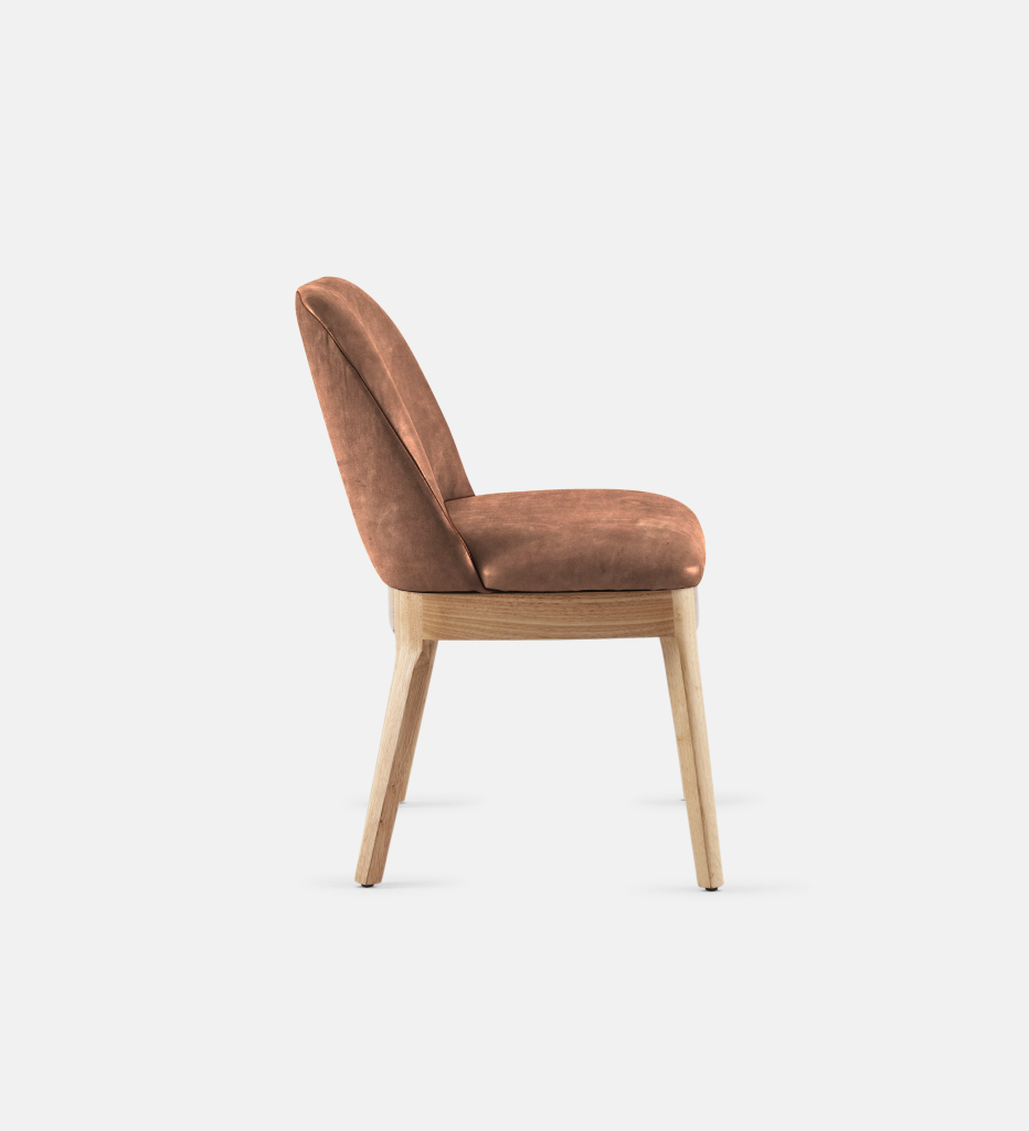 Kelly Leather Dining Natural Leg (64527)
