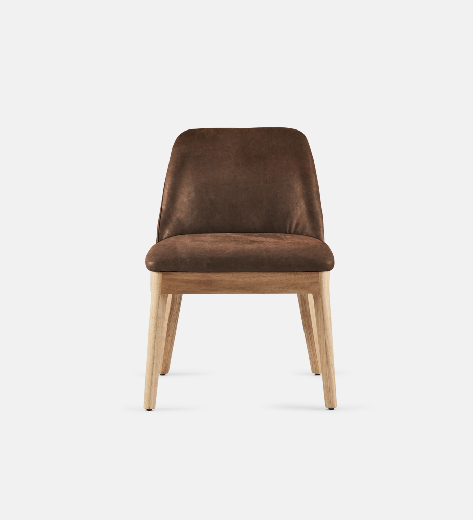 Kelly Leather Dining Natural Leg (64537)