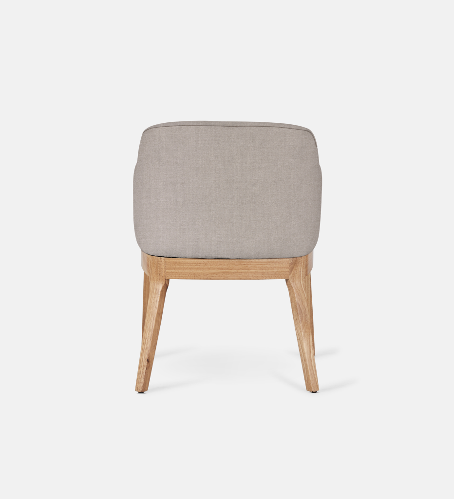 Kelly Fully Upholstered Carver Natural Leg (64247)