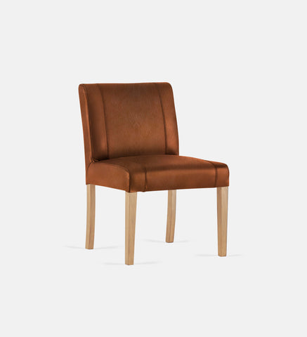 Bennet Leather Dining Chair Natural Leg (74265)