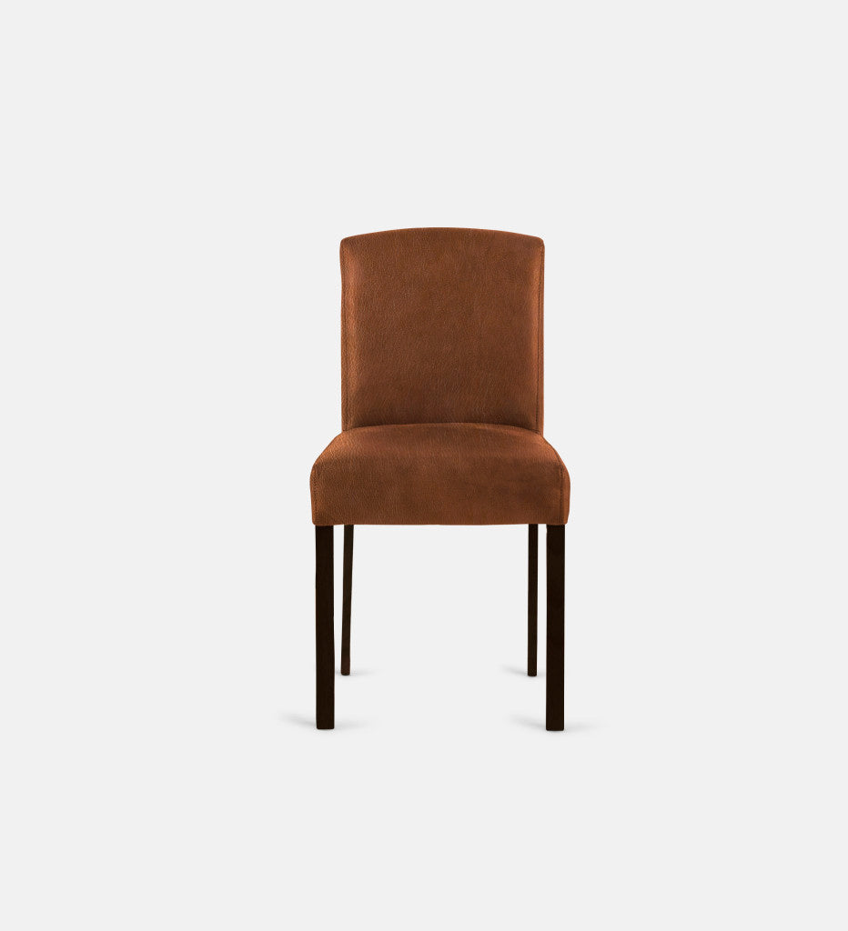 Samuel Leather Dining Chair Brown Leg (74078)