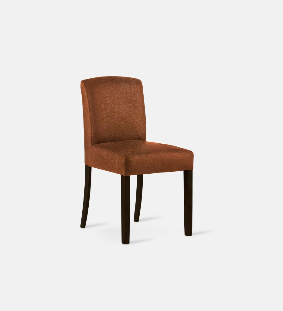 Samuel Leather Dining Chair Brown Leg (74079)