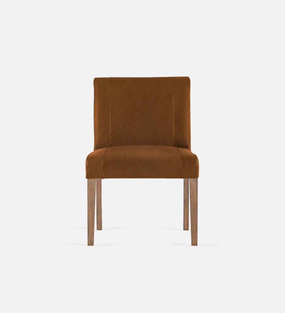 Bennet Leather Dining Chair Light Grey Leg (75877)