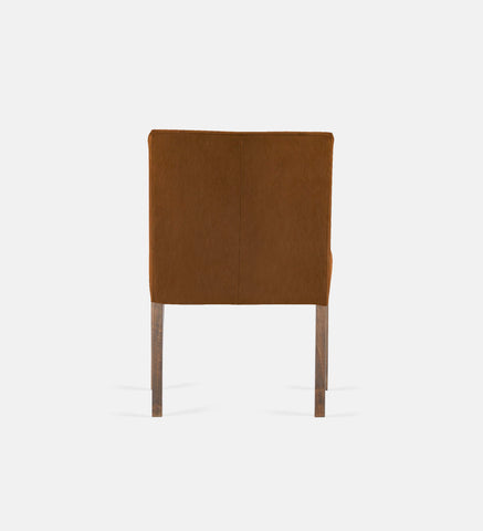 Bennet Leather Dining Chair Light Grey Leg (75879)