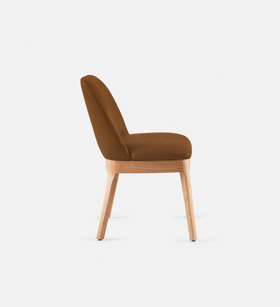 Kelly Leather Dining Chair Natural Leg (75220)