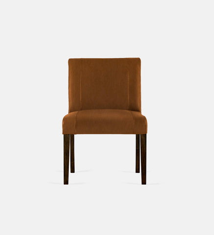 Bennet Leather Dining Chair Brown Leg (75196)