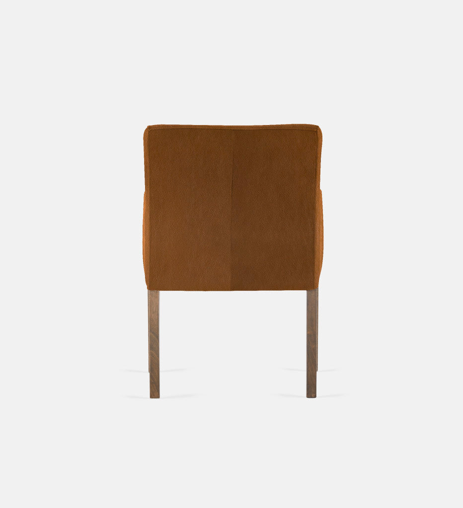Bennet Leather Carver Chair Light Grey Leg (75209)