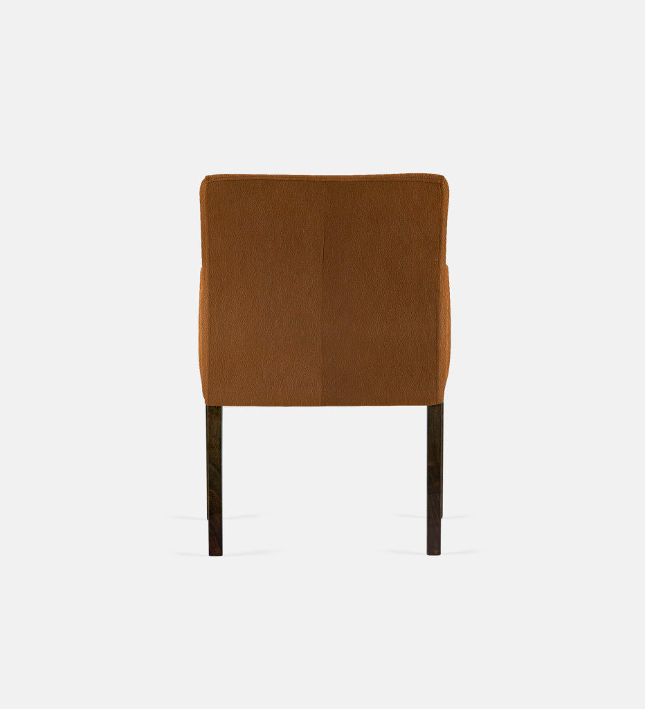 Bennet Leather Carver Chair Brown Leg (75213)