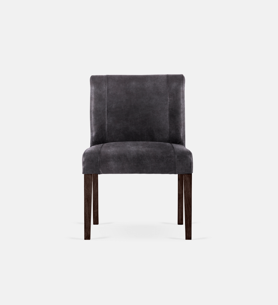 Bennet Leather Dining Brown Leg (35565)