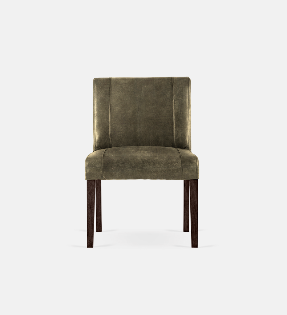 Bennet Leather Dining Brown Leg (35569)