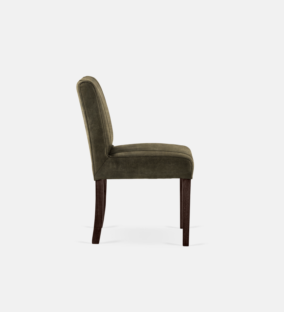Bennet Leather Dining Brown Leg (35571)