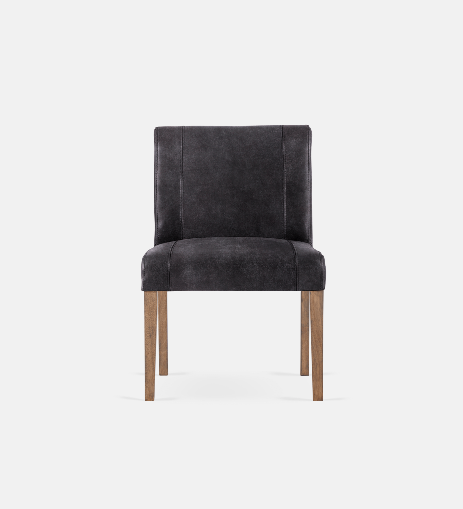 Bennet Leather Dining Light Grey Leg (35572)
