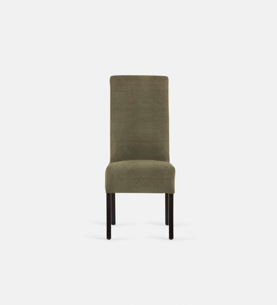 Kritsa Leather Dining Chair Brown Leg (73765)