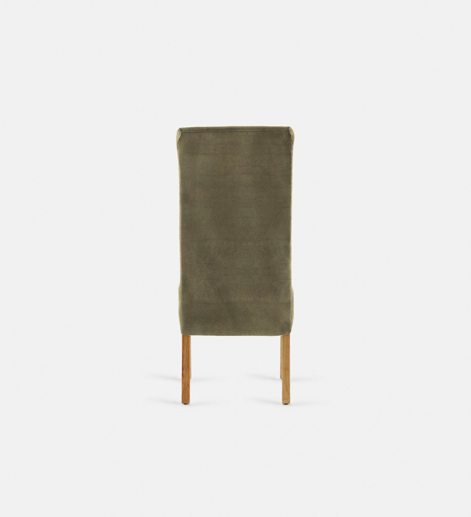Kritsa Leather Dining Chair Natural Leg (73717)