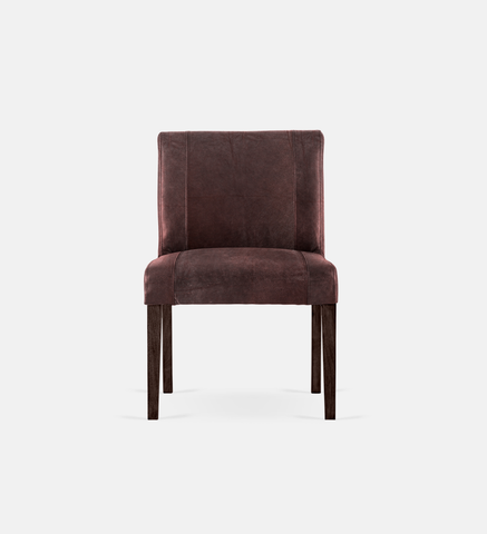 Bennet Leather Dining Brown Leg (35584)