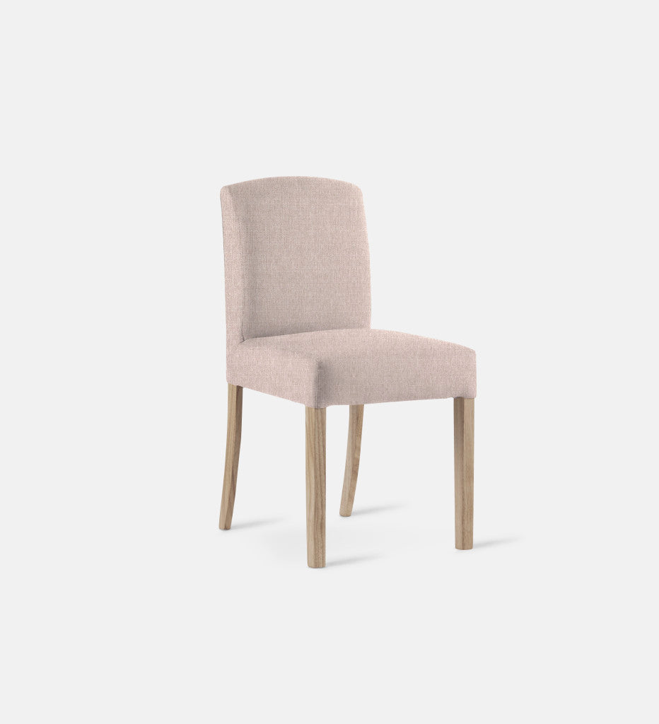 Samuel Fully Up Dining Chair Light Grey Leg (75583)