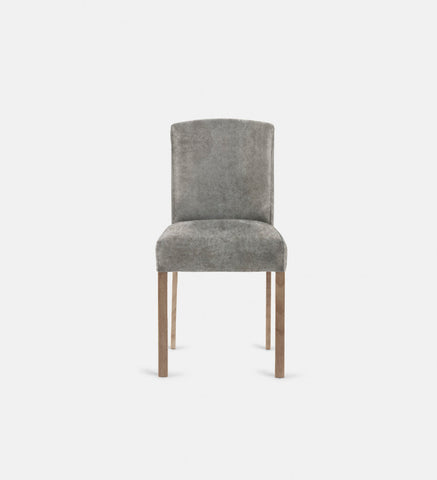 Samuel Leather Dining Chair Light Grey Leg (72469)