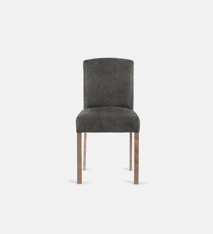 Samuel Leather Dining Chair Light Grey Leg (72494)