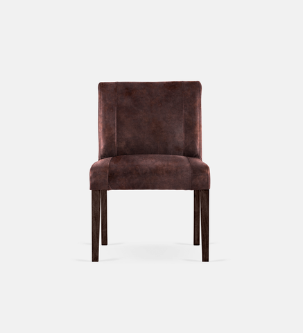 Bennet Leather Dining Brown Leg (35590)