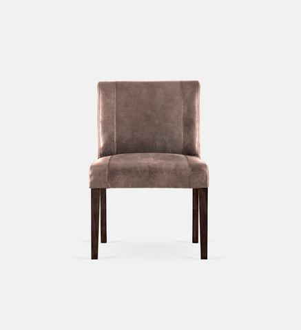 Bennet Leather Dining Brown Leg (35593)